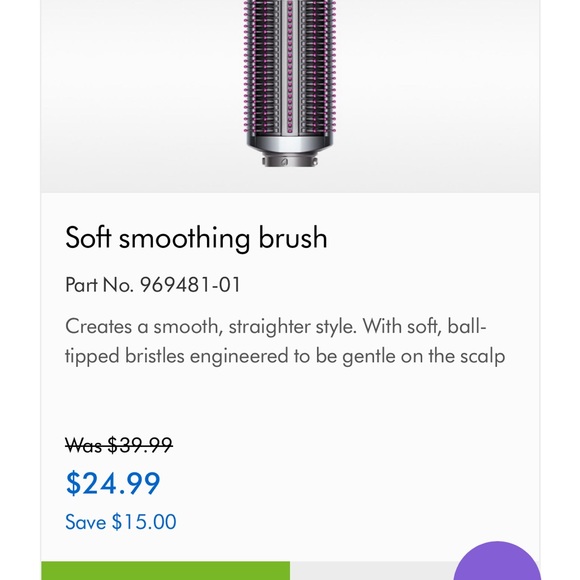 Dyson soft smoothing brush - Picture 3 of 3